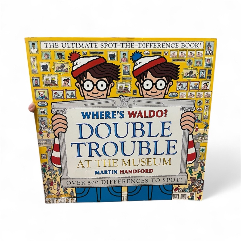 Where's Waldo? Double Trouble At The Museum Book Paperback